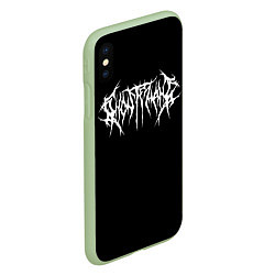 Чехол iPhone XS Max матовый GHOSTEMANE НА СПИНЕ, цвет: 3D-салатовый — фото 2