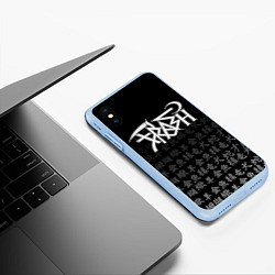 Чехол iPhone XS Max матовый GHOSTEMANE, цвет: 3D-голубой — фото 2