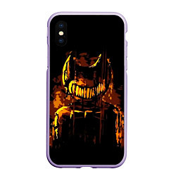 Чехол iPhone XS Max матовый Bendy And The Ink Machine