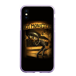 Чехол iPhone XS Max матовый Bendy And The Ink Machine