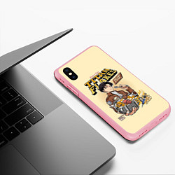 Чехол iPhone XS Max матовый Атака на титанов, цвет: 3D-баблгам — фото 2