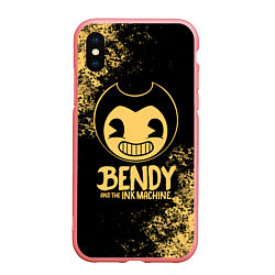 Чехол iPhone XS Max матовый Bendy And The Ink Machine