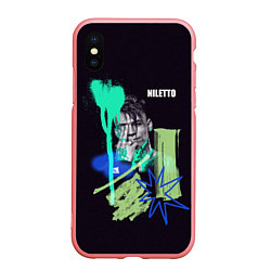 Чехол iPhone XS Max матовый Niletto