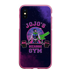 Чехол iPhone XS Max матовый JoJo’s Bizarre Adventure Gym