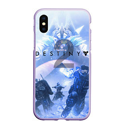 Чехол iPhone XS Max матовый Destiny 2: Beyond Light, цвет: 3D-светло-сиреневый