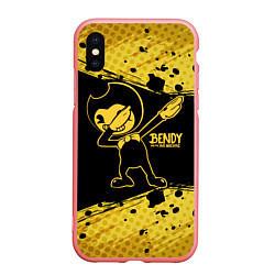 Чехол iPhone XS Max матовый BENDY AND THE INK MACHINE