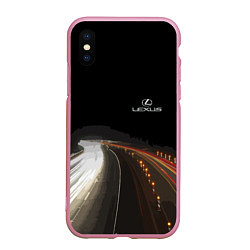 Чехол iPhone XS Max матовый Night route