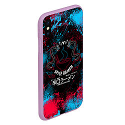 Чехол iPhone XS Max матовый SPICE RAMEN DESTINY 2, цвет: 3D-сиреневый — фото 2