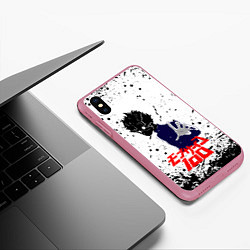 Чехол iPhone XS Max матовый 100% Z, цвет: 3D-малиновый — фото 2