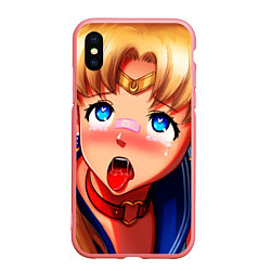 Чехол iPhone XS Max матовый SAILOR MOON AHEGAO, цвет: 3D-баблгам