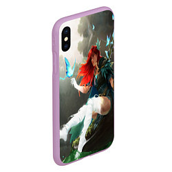 Чехол iPhone XS Max матовый Windranger Dota, цвет: 3D-сиреневый — фото 2