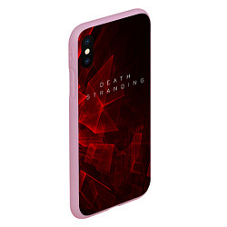 Чехол iPhone XS Max матовый DEATH STRANDING S, цвет: 3D-розовый — фото 2