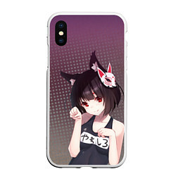 Чехол iPhone XS Max матовый Azur Lane Лазурный путь