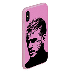 Чехол iPhone XS Max матовый Lil peep, цвет: 3D-розовый — фото 2