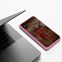 Чехол iPhone XS Max матовый ВЕДЫ, цвет: 3D-малиновый — фото 2