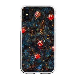 Чехол iPhone XS Max матовый Новый Год