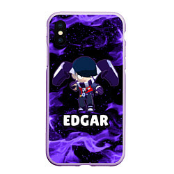 Чехол iPhone XS Max матовый BRAWL STARS EDGAR