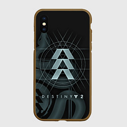 Чехол iPhone XS Max матовый DESTINY, HUNTER, цвет: 3D-коричневый