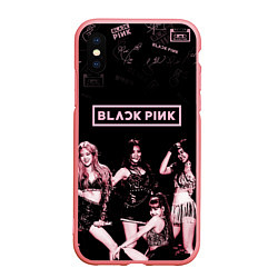 Чехол iPhone XS Max матовый BLACKPINK