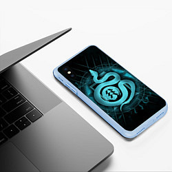 Чехол iPhone XS Max матовый DESTINY 2 HUNTER, цвет: 3D-голубой — фото 2