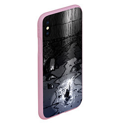 Чехол iPhone XS Max матовый Lovecraft Лавкрафт, цвет: 3D-розовый — фото 2