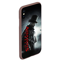 Чехол iPhone XS Max матовый Assassin’s Creed, цвет: 3D-коричневый — фото 2