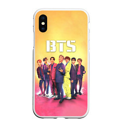 Чехол iPhone XS Max матовый BTS