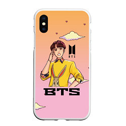 Чехол iPhone XS Max матовый BTS