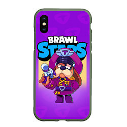 Чехол iPhone XS Max матовый Генерал Гавс - Brawl Stars