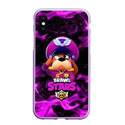 Чехол iPhone XS Max матовый ГЕНЕРАЛ ГАВС - Brawl Stars