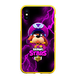 Чехол iPhone XS Max матовый Генерал Гавс Colonel Ruffus, цвет: 3D-желтый