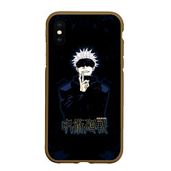 Чехол iPhone XS Max матовый Jujutsu Kaisen - Satoru Gojou