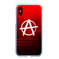 Чехол iPhone XS Max матовый АНАРХИЯ ANARCHY