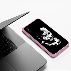 Чехол iPhone XS Max матовый Сити Флетчер, цвет: 3D-розовый — фото 2