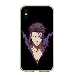 Чехол iPhone XS Max матовый Bleach Блич, цвет: 3D-салатовый