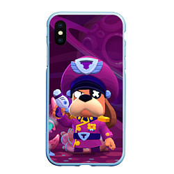 Чехол iPhone XS Max матовый Генерал Гавс brawl stars