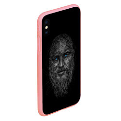 Чехол iPhone XS Max матовый Ragnar Lodbrok, цвет: 3D-баблгам — фото 2