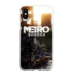 Чехол iPhone XS Max матовый Metro Exodus