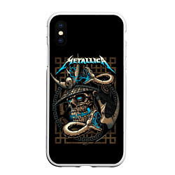 Чехол iPhone XS Max матовый METALLICA