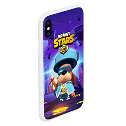 Чехол iPhone XS Max матовый Генерал Гавс brawl stars, цвет: 3D-белый — фото 2