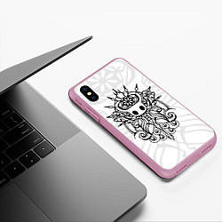 Чехол iPhone XS Max матовый HOLLOW KNIGHT ХОЛЛОУ НАЙТ, цвет: 3D-розовый — фото 2