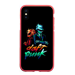 Чехол iPhone XS Max матовый Daft Punk