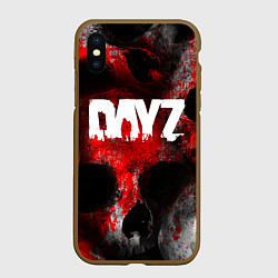 Чехол iPhone XS Max матовый DAYZ BLOOD ДЕЙЗИ КРОВЬ Z