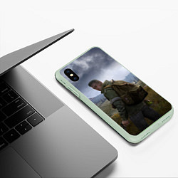 Чехол iPhone XS Max матовый DAYZ POSTER ДЕЙЗИ ПОСТЕР Z, цвет: 3D-салатовый — фото 2