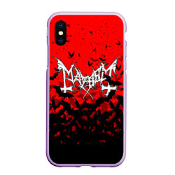 Чехол iPhone XS Max матовый MAYHEM