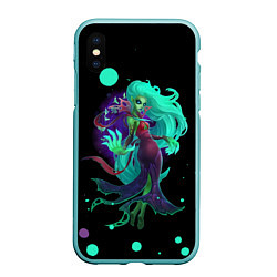 Чехол iPhone XS Max матовый Death prophet Dota 2, цвет: 3D-мятный