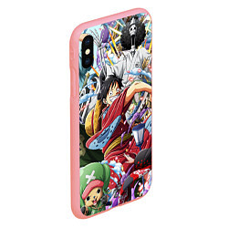 Чехол iPhone XS Max матовый ONE PIECE ВАН ПИС, цвет: 3D-баблгам — фото 2