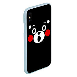 Чехол iPhone XS Max матовый KUMAMON КУМАМОН, цвет: 3D-голубой — фото 2