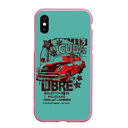 Чехол iPhone XS Max матовый CUBA CAR