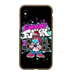 Чехол iPhone XS Max матовый Friday Night Funkin